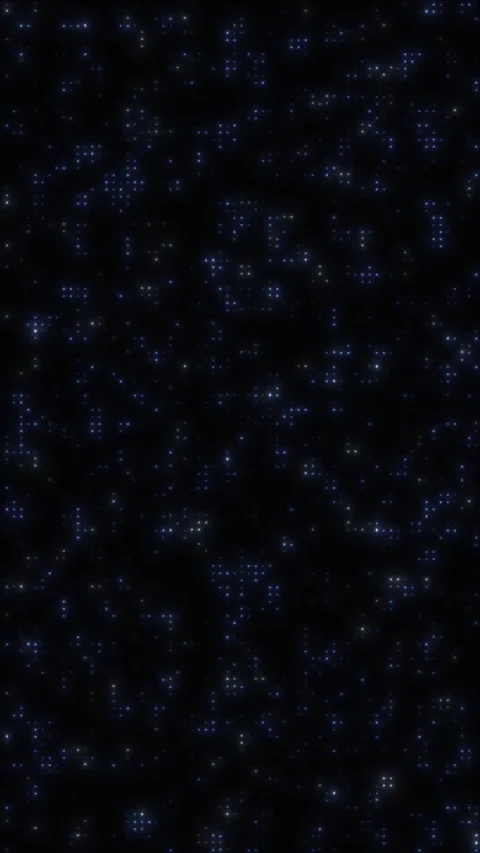 Vertical Digital Particles Background, Seamless Loop of Flickering Cyber Dots Stock Footage 330126920