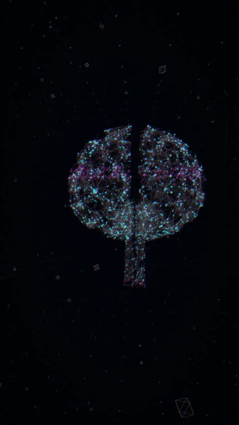 Vertical display of a cinematic push-in towards a glowin, Vertical Video 9:16 4K Stock Footage 336157626