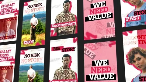 Vertical Documentary Opener Stock After Effects