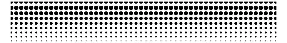 Vertical dot pattern gradient. Halftone shadow border Stock Illustration