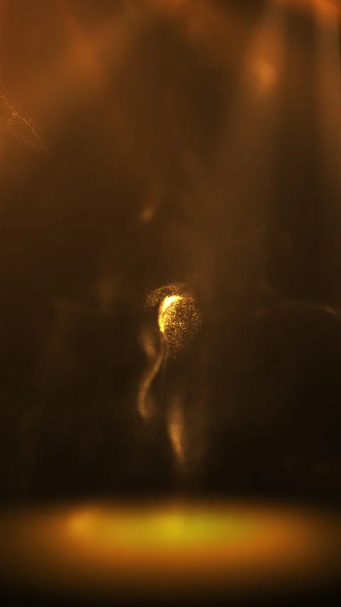 Vertical Dramatic Stage Light Beams Through Fog Seamless Loop Stockbeeldmateriaal 345570301
