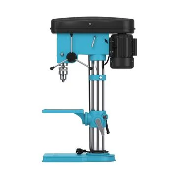 Vertical Drilling Bench Drill Press Machine. 3d Rendering Stock-Illustration