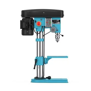 Vertical Drilling Bench Drill Press Machine. 3d Rendering Stock Illustration