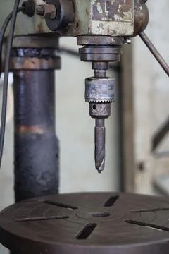 Vertical Drilling Bench Drill Press Machine Stock Photos
