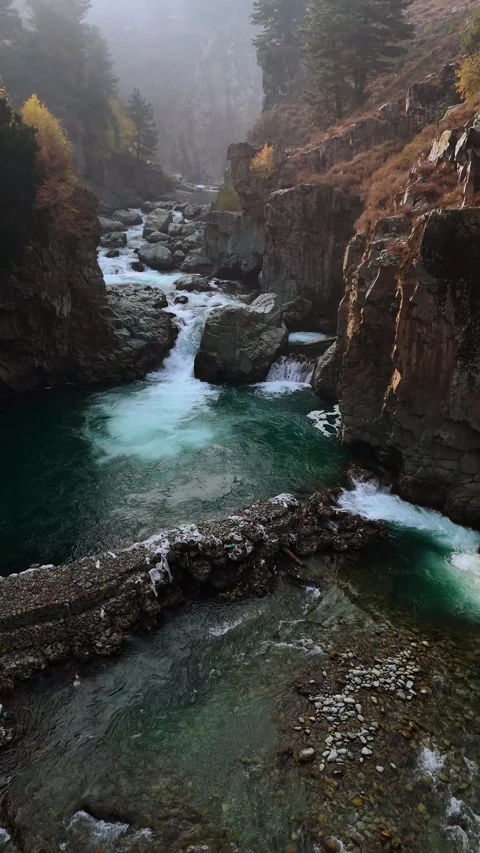 Vertical drone footage capturing Aharbal’s wild soul and the gentle poetry of Stock Footage 311152267