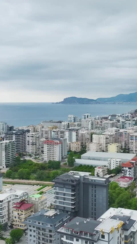 Vertical Drone Footage Empty Pool Area with Calm Atmosphere and Modern Stock Footage 341776109