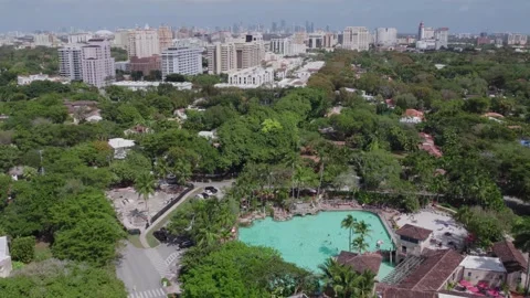 Vertical drone shot looking straight down at the cascading waterfalls and Vidéo 332815979