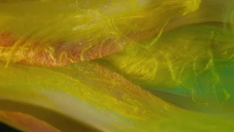 Vertical drop flower smoke art vapor tulip water Stock Footage 341300228