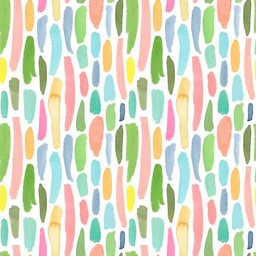 Vertical drops and lines bright watercolor pattern Illustrazione stock