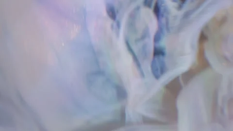 Vertical dye spill blur paint wave sparkling smoke Stock Footage 333523070
