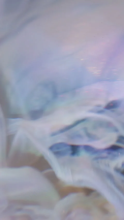 Vertical dye spill blur paint wave sparkling smoke Stock Footage 339769252