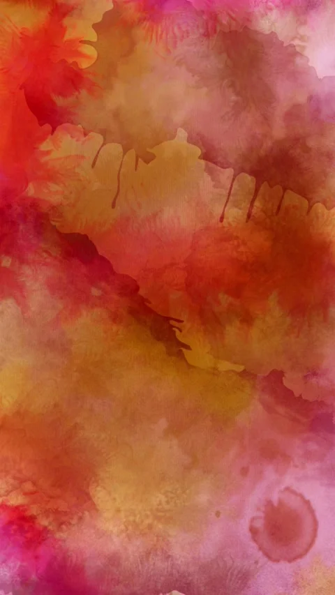 Vertical Earth Tones Abstract Ink Painting 4K Loop Stock Footage 295444066