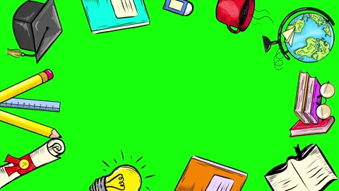 VERTICAL EDUCATION FRAME Video stock 264877239