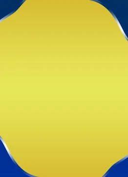 Vertical Empty Design On Soft Yellow Background Stock Illustration