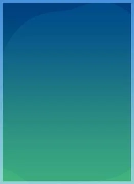 Vertical Empty Frame On Modern Blue &amp; Green Gradient Background Stock Illustration