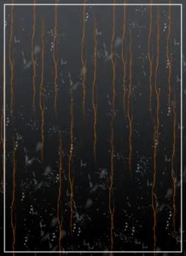 Vertical Empty White Frame On Retro Lines Background Illustrazione stock