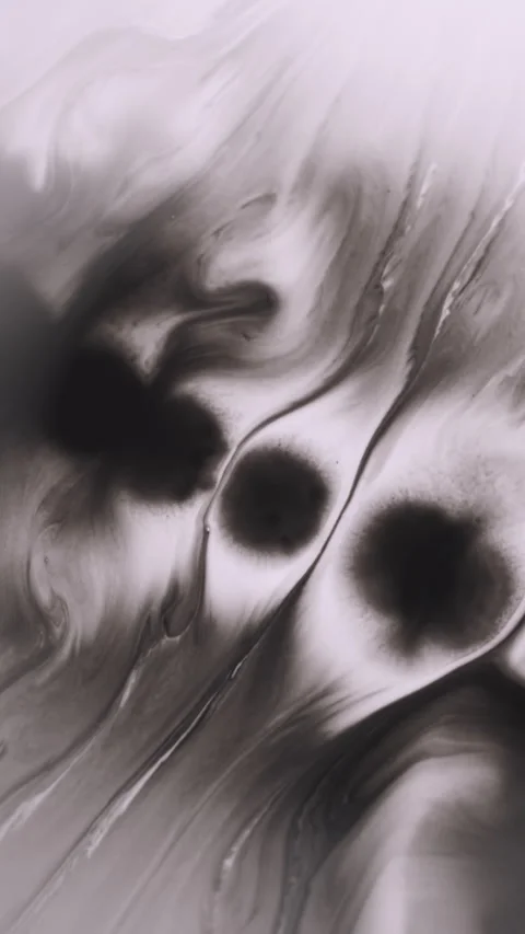 Vertical emulsion drop ink droplets water texture Stock Footage 329276423