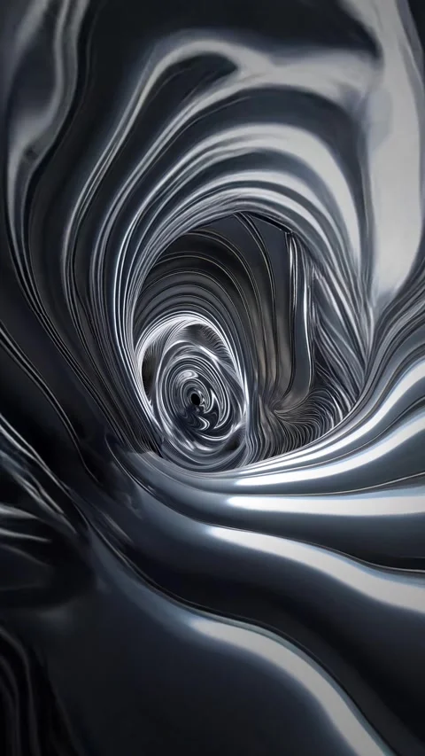A vertical endless loop of animated psychedelic elastic texture tunnel. Stock Footage 281547793