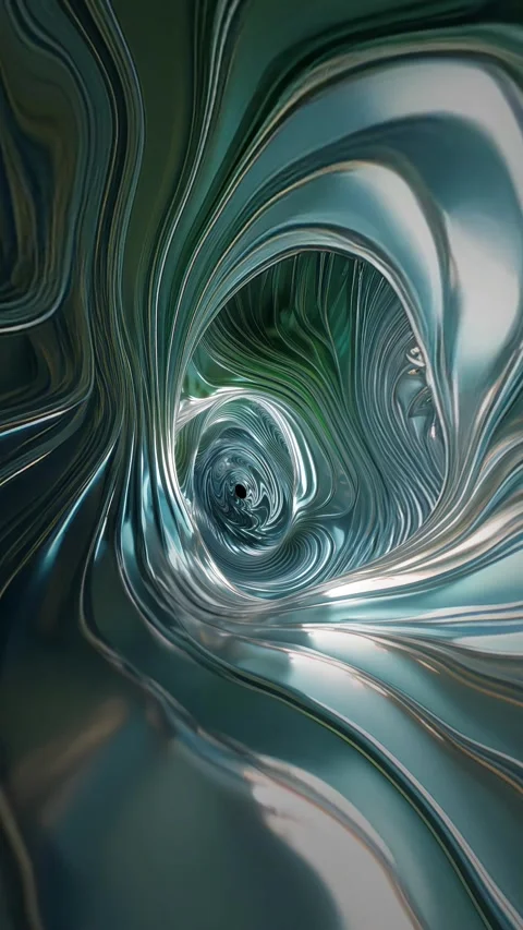 A vertical endless loop of animated psychedelic elastic texture tunnel. Stock Footage 281547892