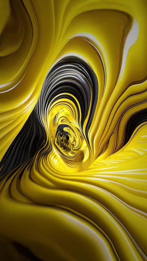 A vertical endless loop of animated psychedelic elastic texture tunnel. Stock Footage 281548119