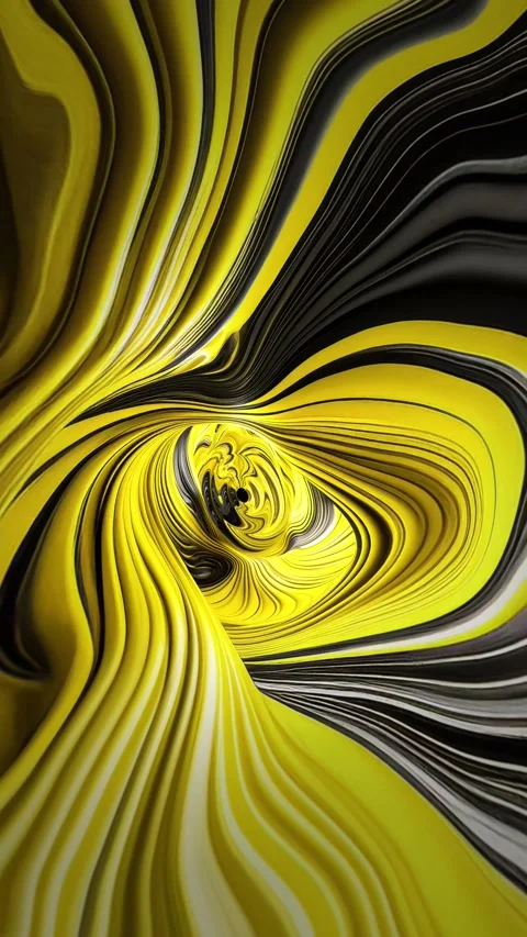 A vertical endless loop of animated psychedelic elastic texture tunnel. Stock Footage 281548120
