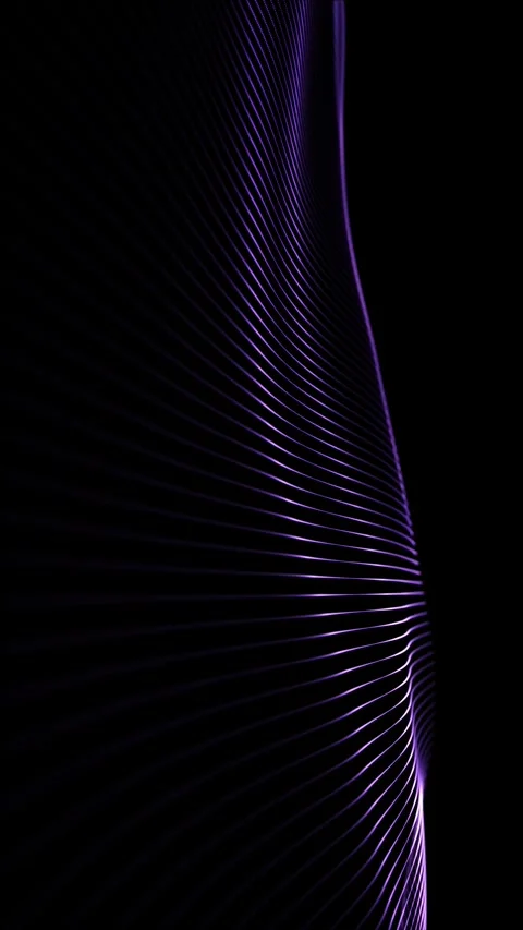Vertical energy a dynamic 4K background with smooth purple lines Stock Footage 330593203
