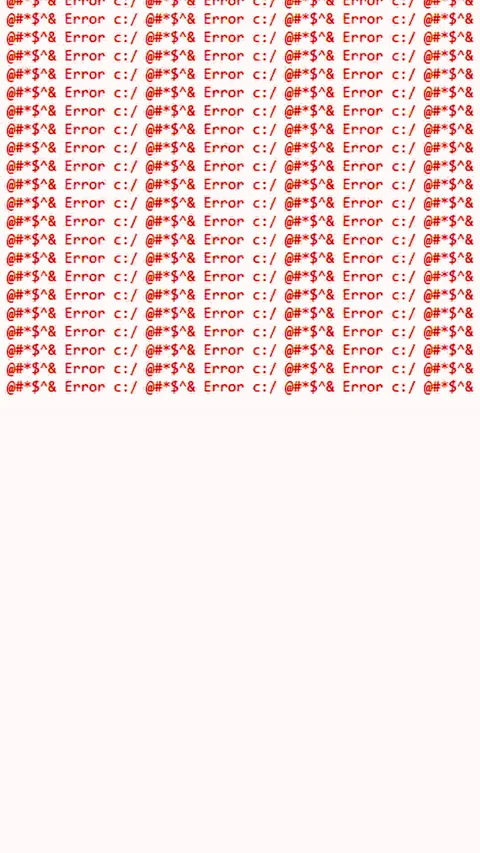 Vertical error code program virus red encryption Stock Footage 237925372