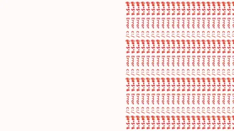 Vertical error code program virus red encryption 動画素材 244224258