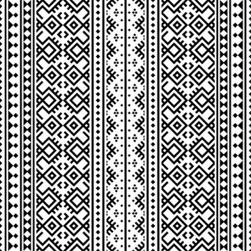 Vertical ethnic pattern texture design vector Stock Illustration