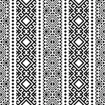 Vertical ethnic pattern texture design vector Stock Illustration