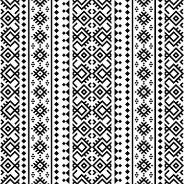 Vertical ethnic pattern texture design vector Illustrazione stock