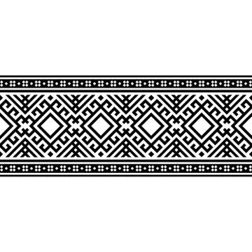 Vertical Ethnic set Stock Illustration