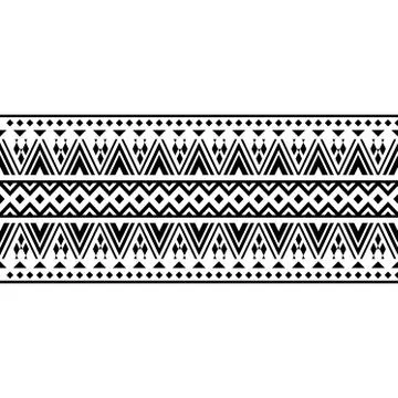 Vertical Ethnic set Stock Illustration