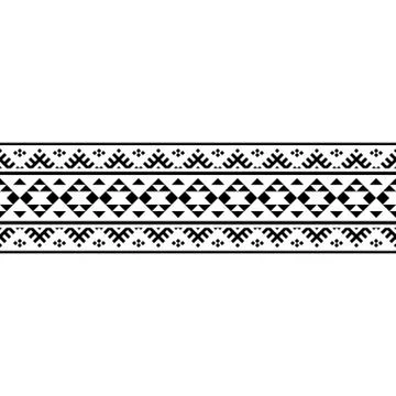 Vertical Ethnic set Stock Illustration