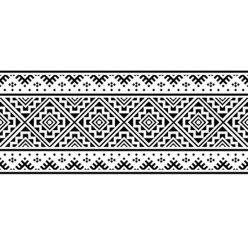 Vertical Ethnic set Stock Illustration