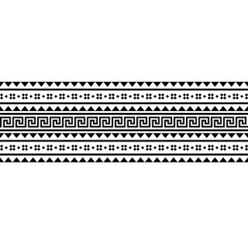 Vertical Ethnic set Stock Illustration