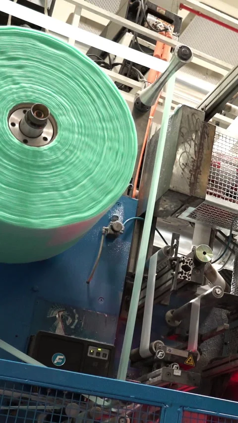 Vertical, Fabric production,Diaper Stock-Footage 304363487