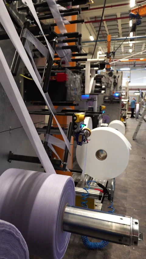 Vertical, Fabric production,Diaper 動画素材 304365833