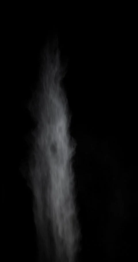 Vertical Falling Ash Particles on Black Background Stock Footage 324505478