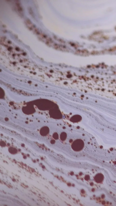 Vertical fizzy fluid bubble paint gasoline liquid Video stock 312228364