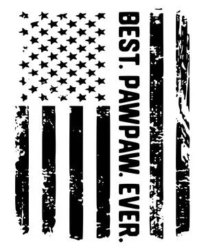 A vertical flag pattern features the text integrated into the stripes. Ilustración de archivo