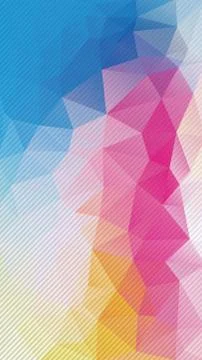 Vertical Flat Background of geometric triangle shapes. Stock Illustration