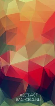 Vertical Flat triangle Background of geometric shapes. Stock Illustration