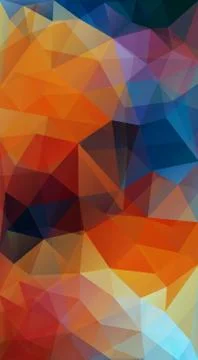 Vertical Flat triangle Background Stock Illustration