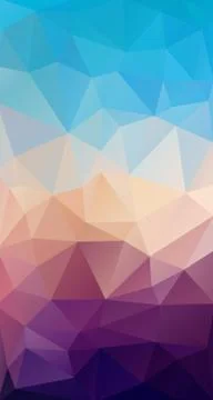 Vertical Flat triangle Background for smartphone. Stock Illustration