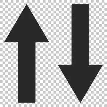 Vertical Flip Arrows Vector Icon 스톡 일러스트