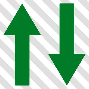 Vertical Flip Arrows Vector Icon Stock Illustration