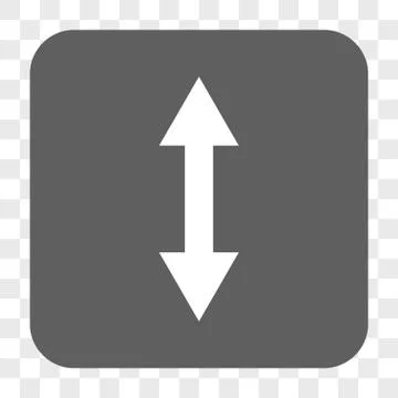 Vertical Flip Rounded Square Button Stock Illustration