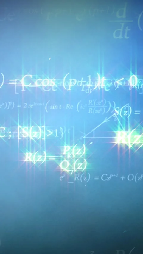 Vertical Floating Calculations in Smoke Filled Space 4K Loop Stock Footage 276284451