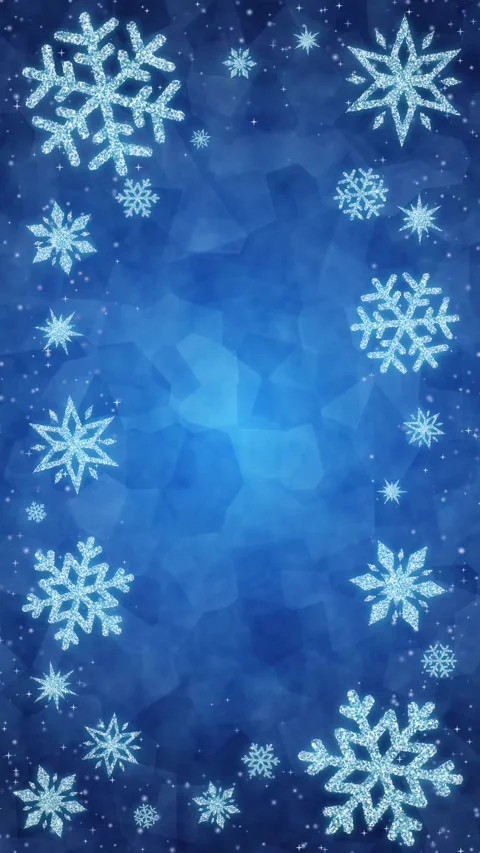 Vertical Floating Snow Wallpaper Animation Blue Stock Footage 320099012
